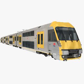 EMU City Rail A Set Passenger Train